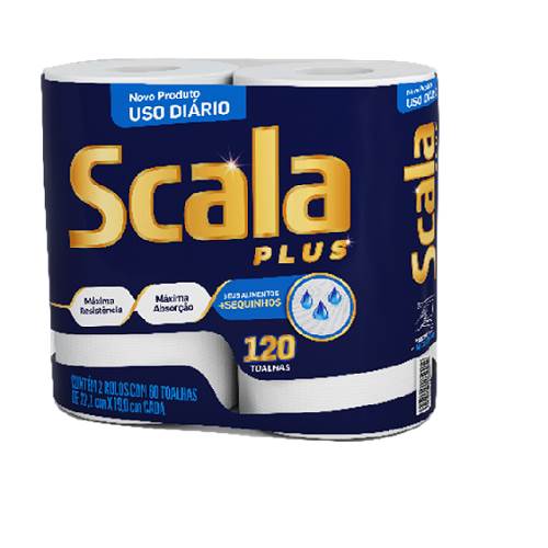 TOALHA PAPEL SUZANO SCALA 2UN 60FLS