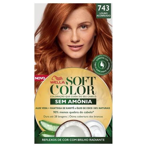 TINT SOFT COLOR 743 LOURO ACOBREADO