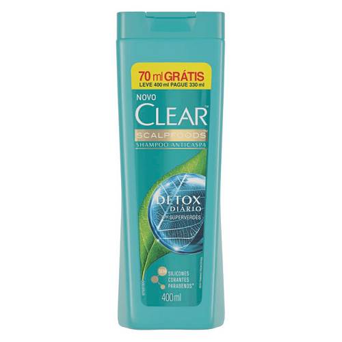 SH CLEAR CASPA FEM L400P330ML DETOX DIAR
