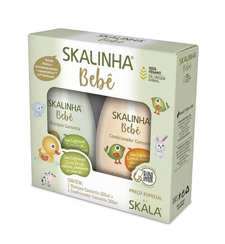 KIT SKALINHA SH  COND 200ML CAMOMILA