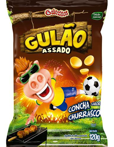 CHIPS GULAO 120G CHURRASCO 