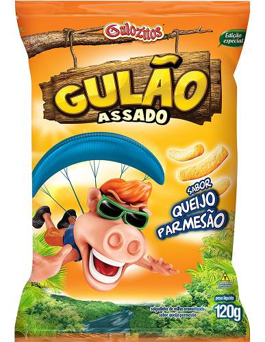 CHIPS GULAO 120G QUEIJO PARMESAO 
