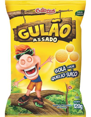 CHIPS GULAO 120G QUEIJO SUICO 