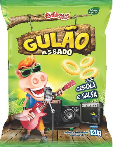 CHIPS GULAO 120G CEBOLA E SALSA 