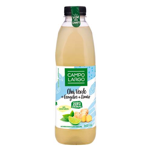 CHA CAMPO LARGO PET 900ML CHA VERDE 