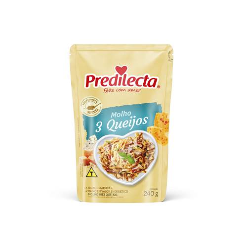 MOLHO PREDILECTA 3 QUEIJOS 240G SACHE 