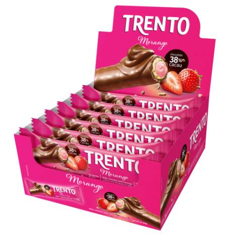 BOMB WAFFER TRENTO 32G MORANGO