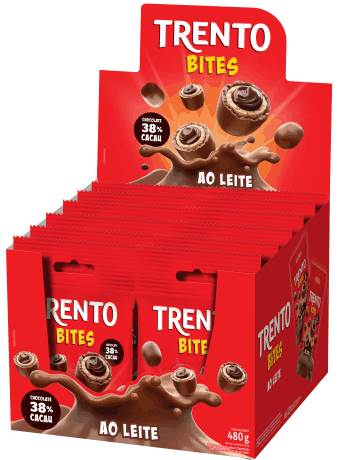 BOMB WAFFER TRENTO BITES 40G AO LEITE
