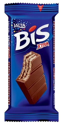BOMB BIS LACTA DP 24X45G XTRA AO LEITE