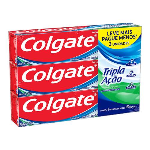CD COLGATE TRIPLA ACAO 180G ORIG L3P2UN