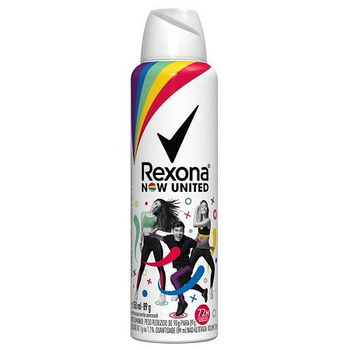 DESOD AERO REXONA FEM NOW UNITED 150ML