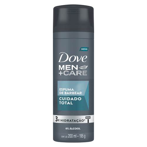 ESPUMA BARBEAR DOVE MEN 200ML CUID TOTAL