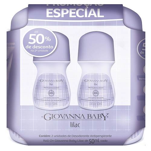 DESOD ROLLON GIOVANNA BABY 50ML 2UN LILA