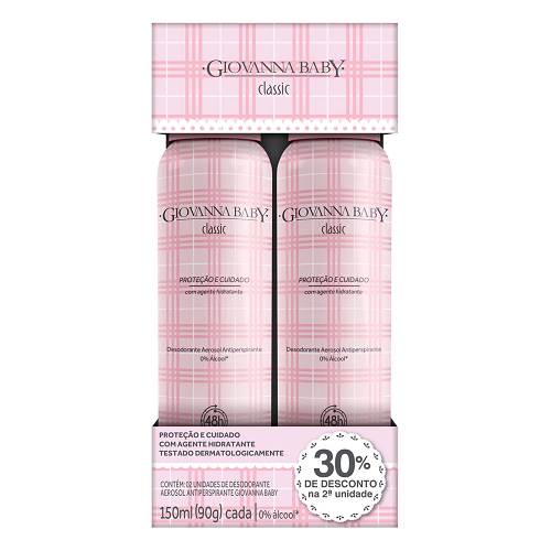DESOD AERO GIOVANNA BABY 150ML 2UN CLAS