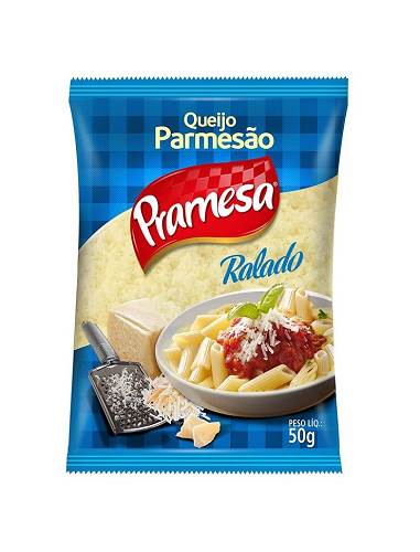 QUEIJO RALADO PRAMESA PARMESAO 5UN 50G 