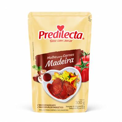 MOLHO PREDILECTA MADEIRA 300G SACHE 