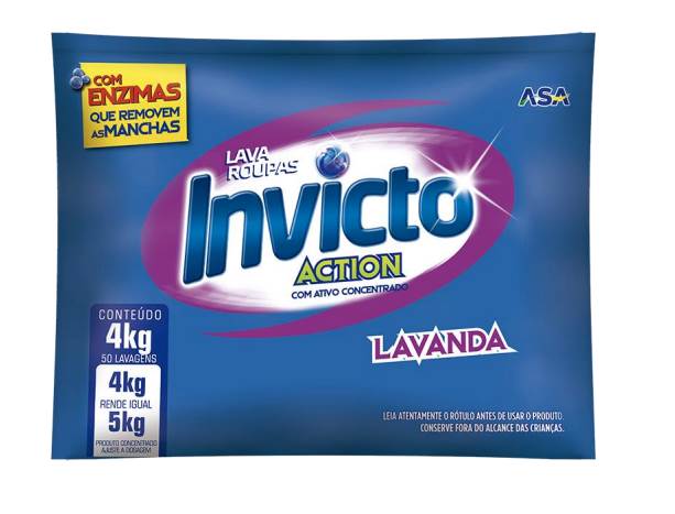 DET PO INVICTO 4KG LAVANDA SACHE