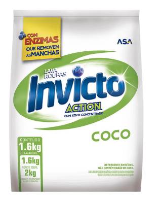 DET PO INVICTO 16KG COCO SACHE