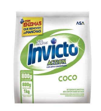 DET PO INVICTO 800G COCO SACHE