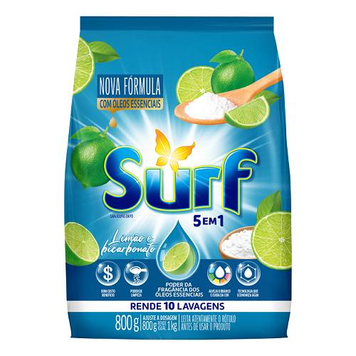 DET PO SURF 800G LIMAO E BICABORNATO SCH
