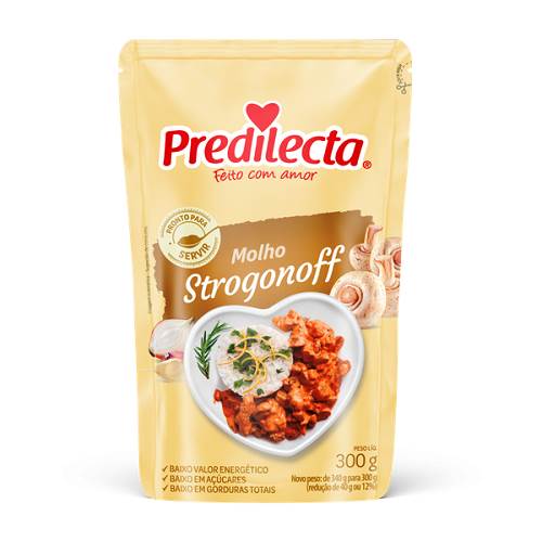 MOLHO PREDILECTA STROGONOFF 300G SACHE