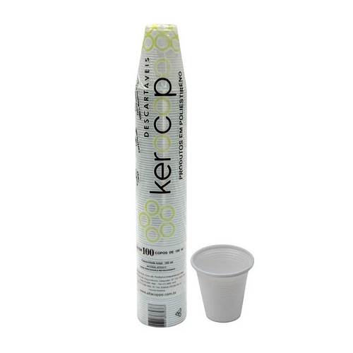 COPO DESC KEROCOPO 180ML TRANSP 100UN