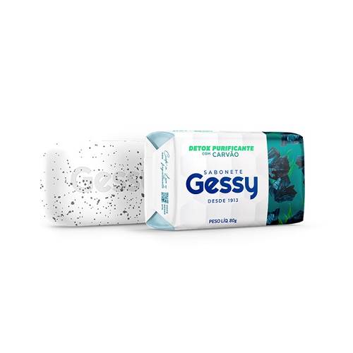 SAB GESSY 80G DETOX PURIF CARVAO BCO