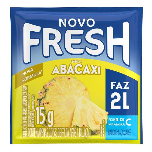 REFRESCO NOVO FRESH 15G ABACAXI