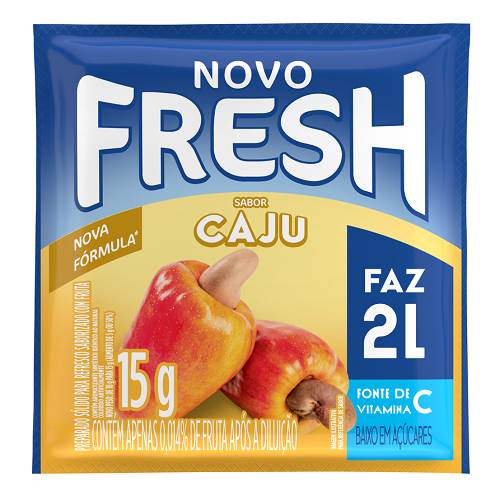 REFRESCO NOVO FRESH 15G CAJU