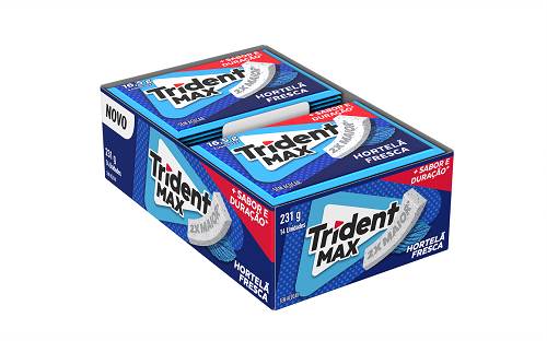 BOMB CHICLE TRIDENT MAXX 14UN HORT FRESC