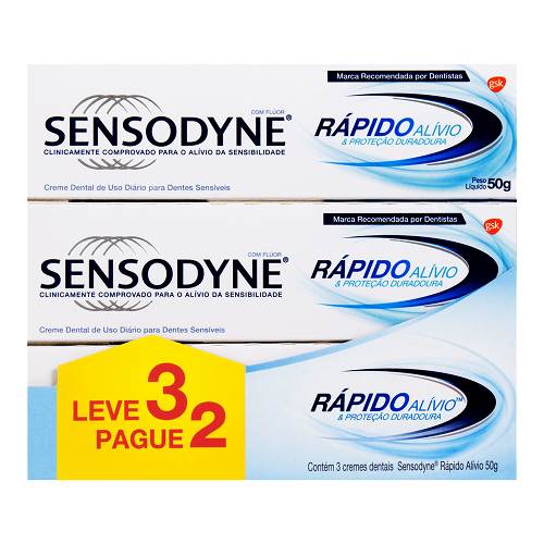 CD SENSODYNE 50G L3P2UN RAPIDO ALIVIO