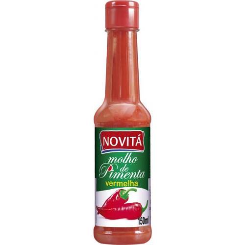 MOLHO PIMENTA NOVITA PET 150ML VERMELHA