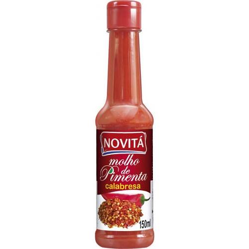 MOLHO PIMENTA NOVITA PET 150ML CALABRESA