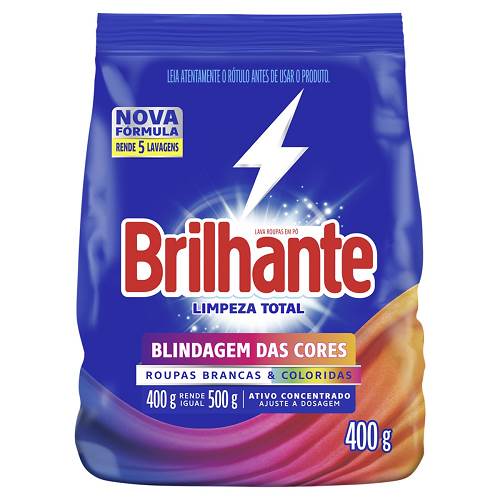 DET PO BRILHANTE 400G LIMPEZA TOTAL SCH
