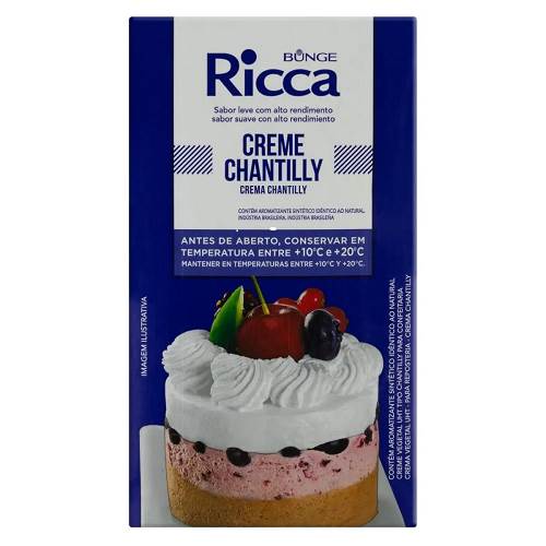 CHANTILLY CREME RICCA TP 200ML