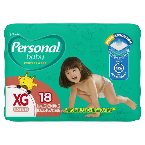 FRALDA PERSONAL BABY JUMBO XG 18UN