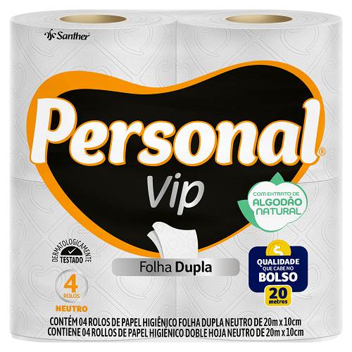 PAPEL HIG FD PERSONAL VIP NT 20M 4UN