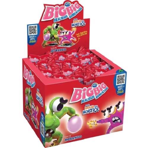 BOMB CHICLE BIG BIG ARCOR 315G MORANGO