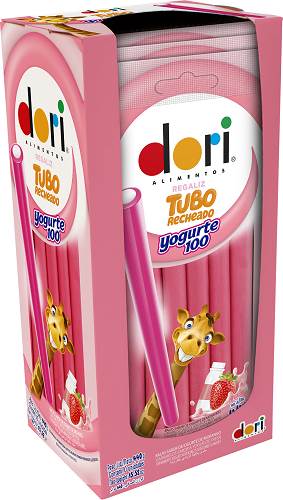 BOMB REGALIZ DORI TUBO 10X44G YOGURTE