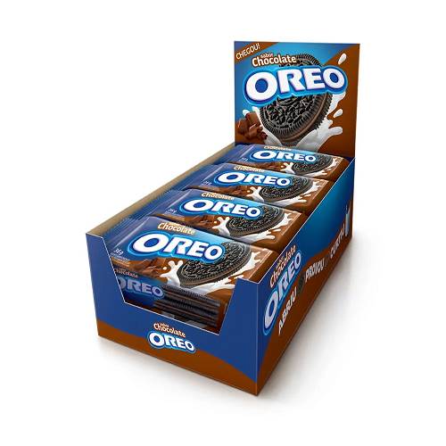 BISC RECH LACTA OREO 8X36G CHOCOLATE