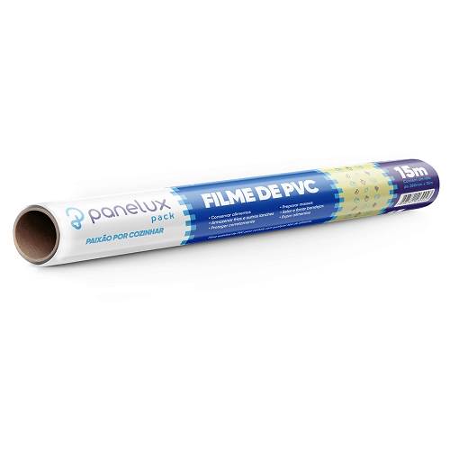 FILME PVC TRANSP PANELUX 28CM X 15M