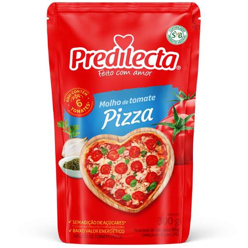 MOLHO TOMATE PREDILECTA 300G PIZZA SCH
