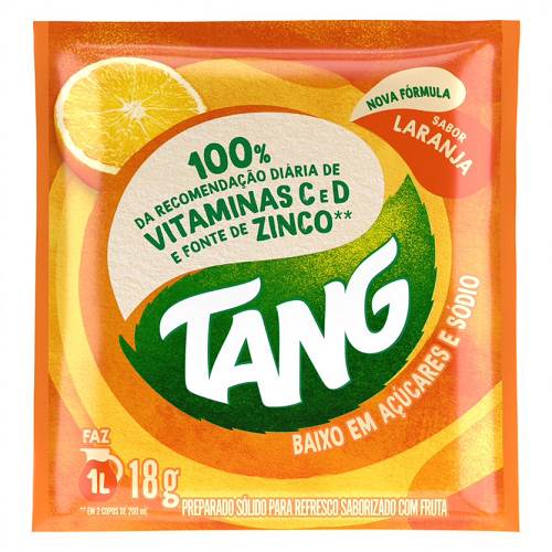 REFRESCO NOVO TANG 18G LARANJA