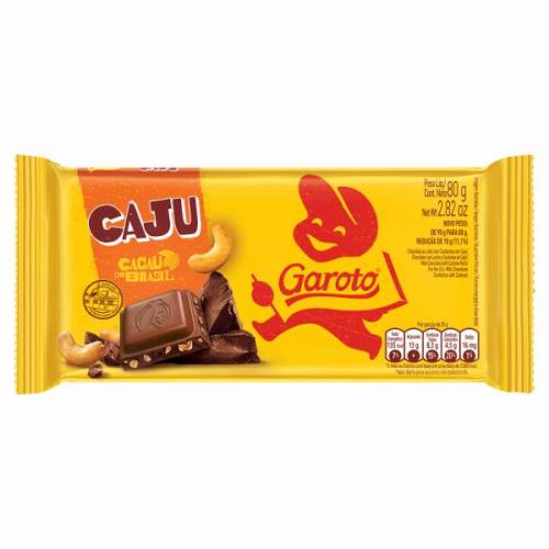 BOMB TAB GAROTO 80G CAST CAJU