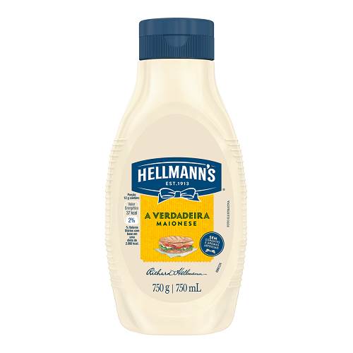 MAIONESE HELLMANNS SQZER 750G