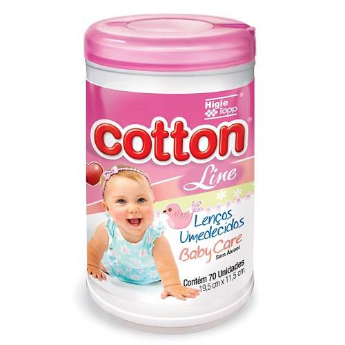 LENCO UMED COTTON LINE POTE ROSA 70UN
