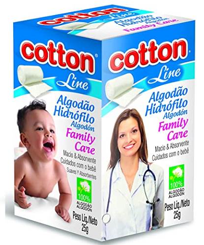 ALGODAO COTTON LINE HIDROFILO 25G