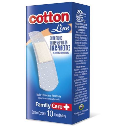 CURATIVO COTTON LINE TRANSP C10UN
