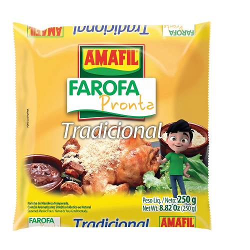 FAROFA MAND AMAFIL 250G TRAD PRONTA