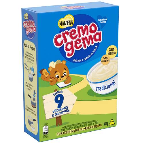 CREMOGEMA MAIZENA 380G TRAD